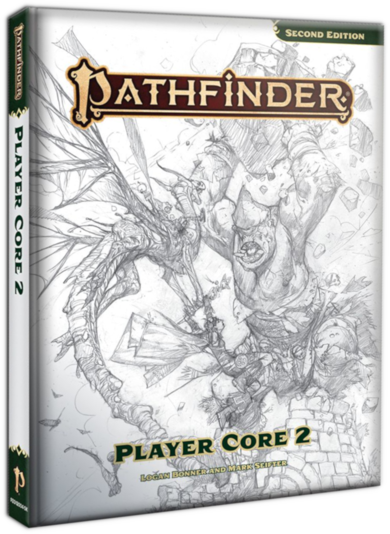 Pathfinder Player Core 2 Sketch Cover