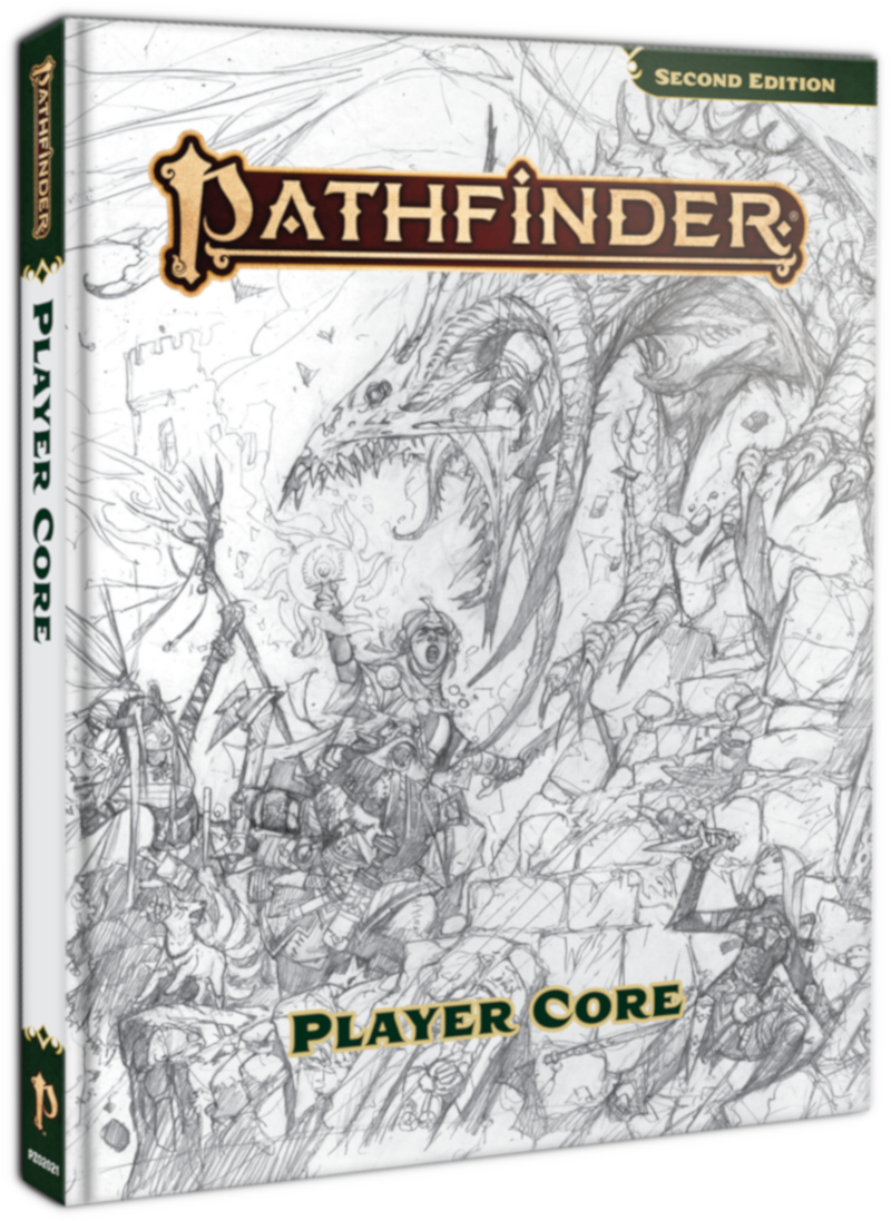 Pathfinder Player Core Sketch Cover
