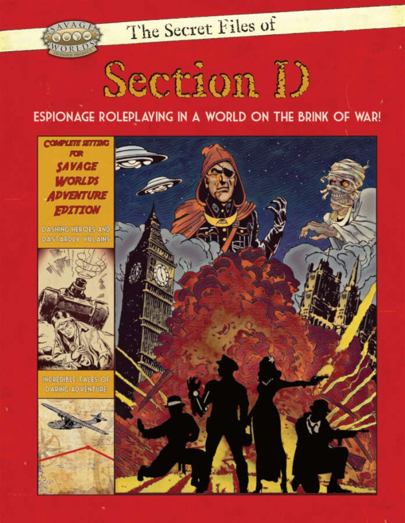 The Secret files of Section D Cover Art