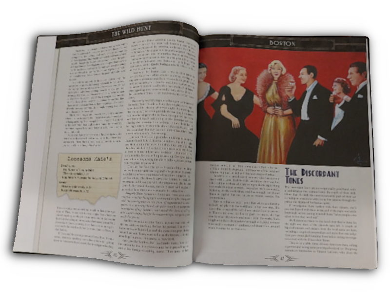 The Wild Hunt interior pages