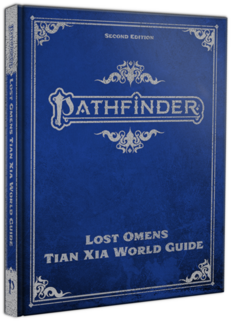 Faux Leather binding of the Tian Xia World Guide