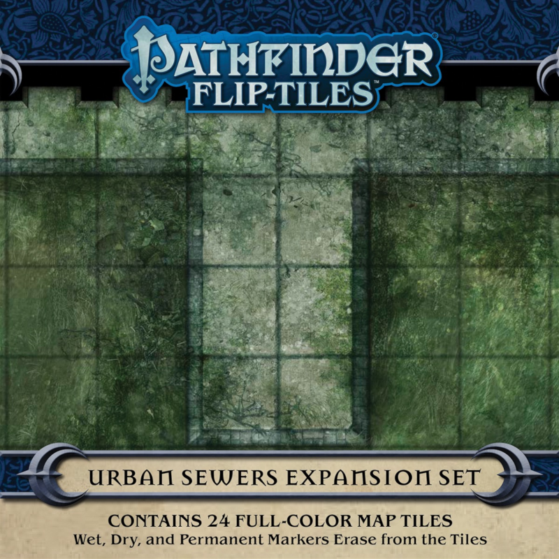 Pathfinder Flip-Tiles Urban Sewers Expansion