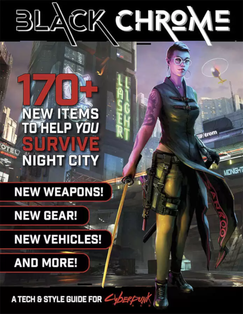 Cyberpunk RED Black Chrome cover