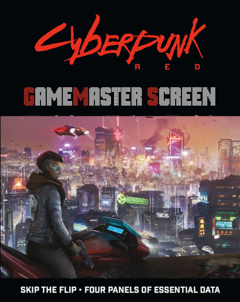 Cyberpunk RED Gamemaster Screen cover