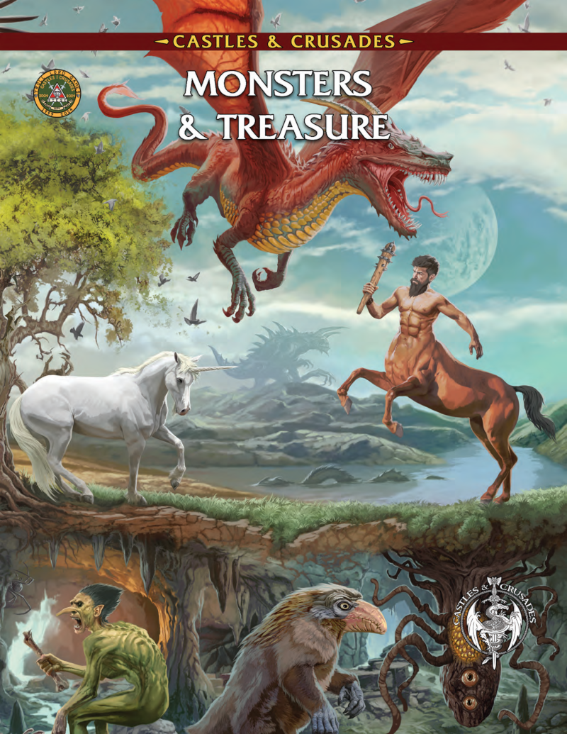 Castles & Crusades Reforged Monsters & Treasure Cover