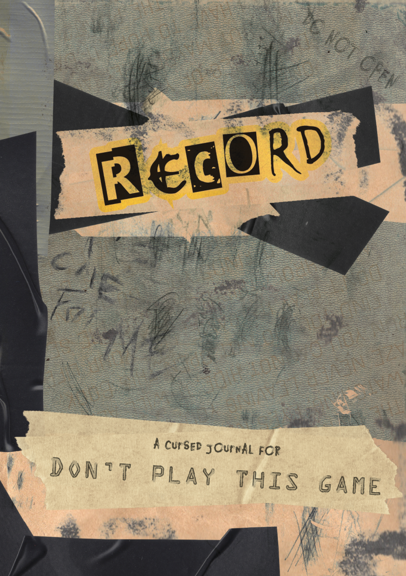 Don't Play This Game Journal