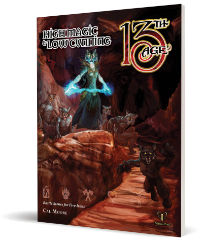 High Magic & Low Cunning Battle Scenes for Five Icons Cover