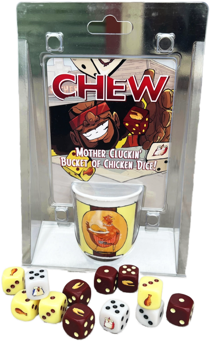 Mother Cluckin' Chicken Dice Bucket