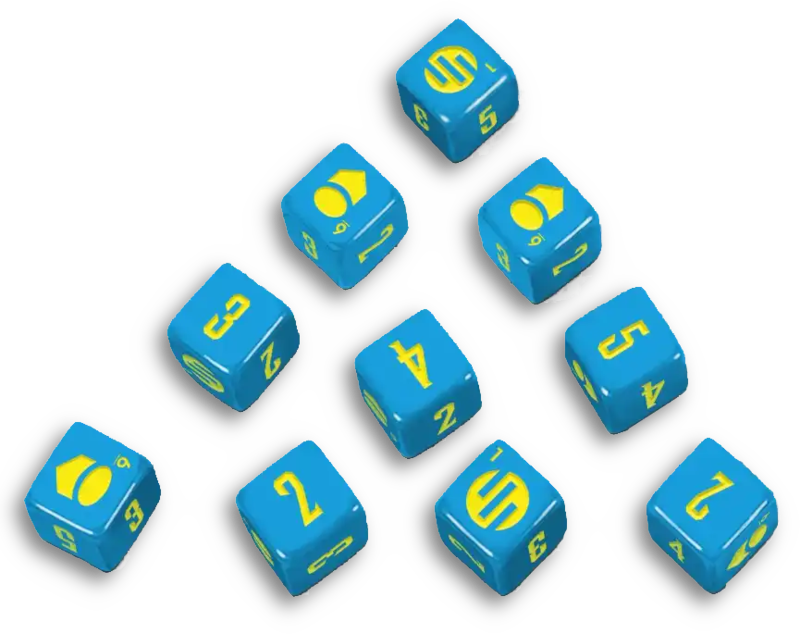 Invincible – Superhero Roleplaying Dice Set
