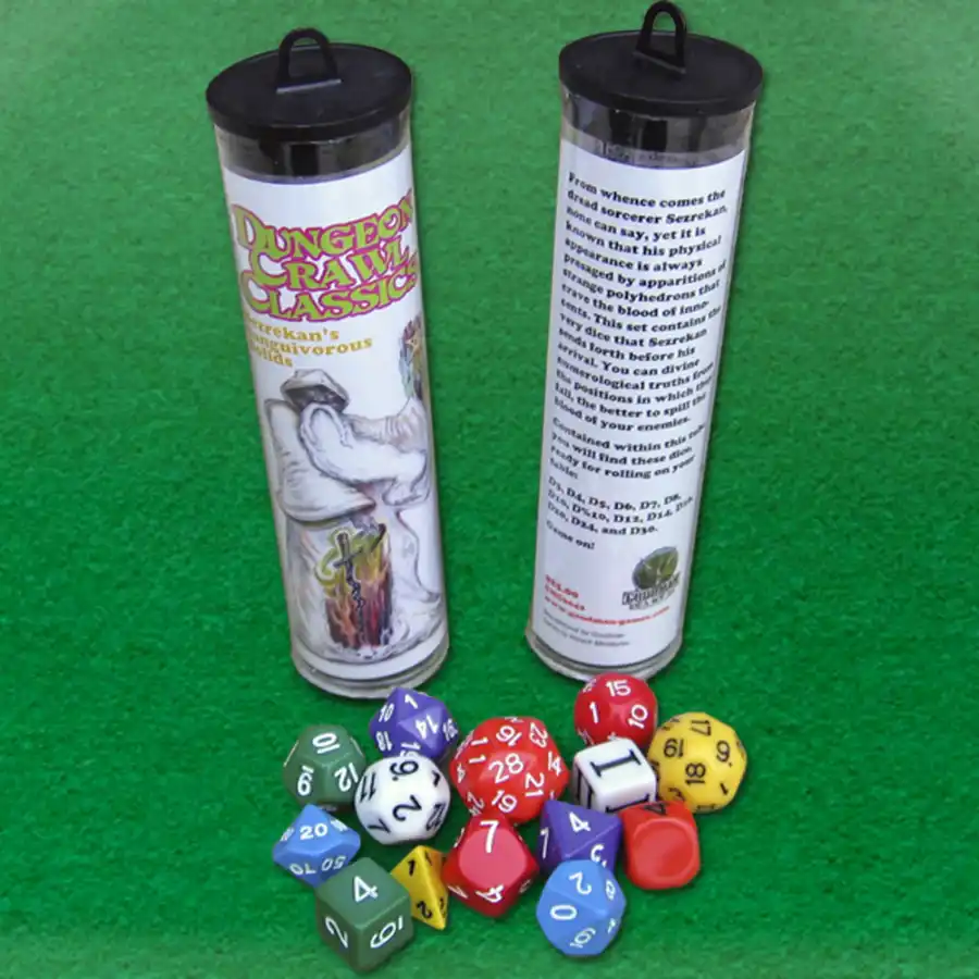 DCC Dice - Sezrekan's Sanguivorous Solids Dice Set