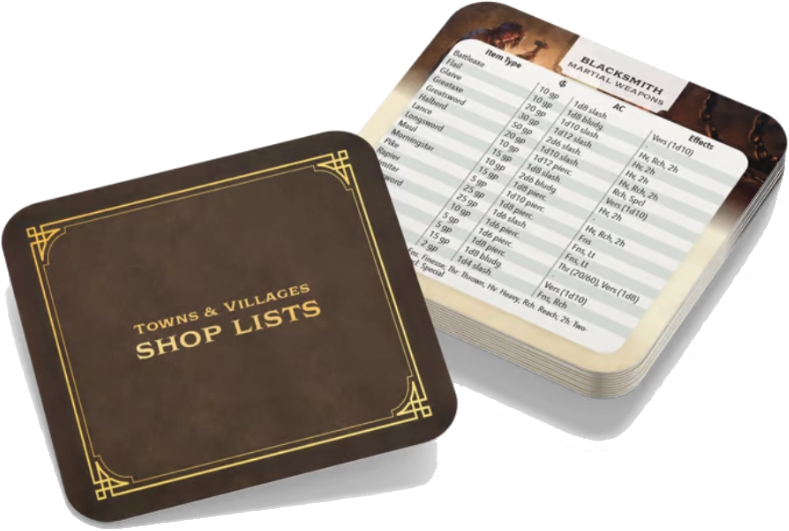 Worlds at a Glance Shop Cards